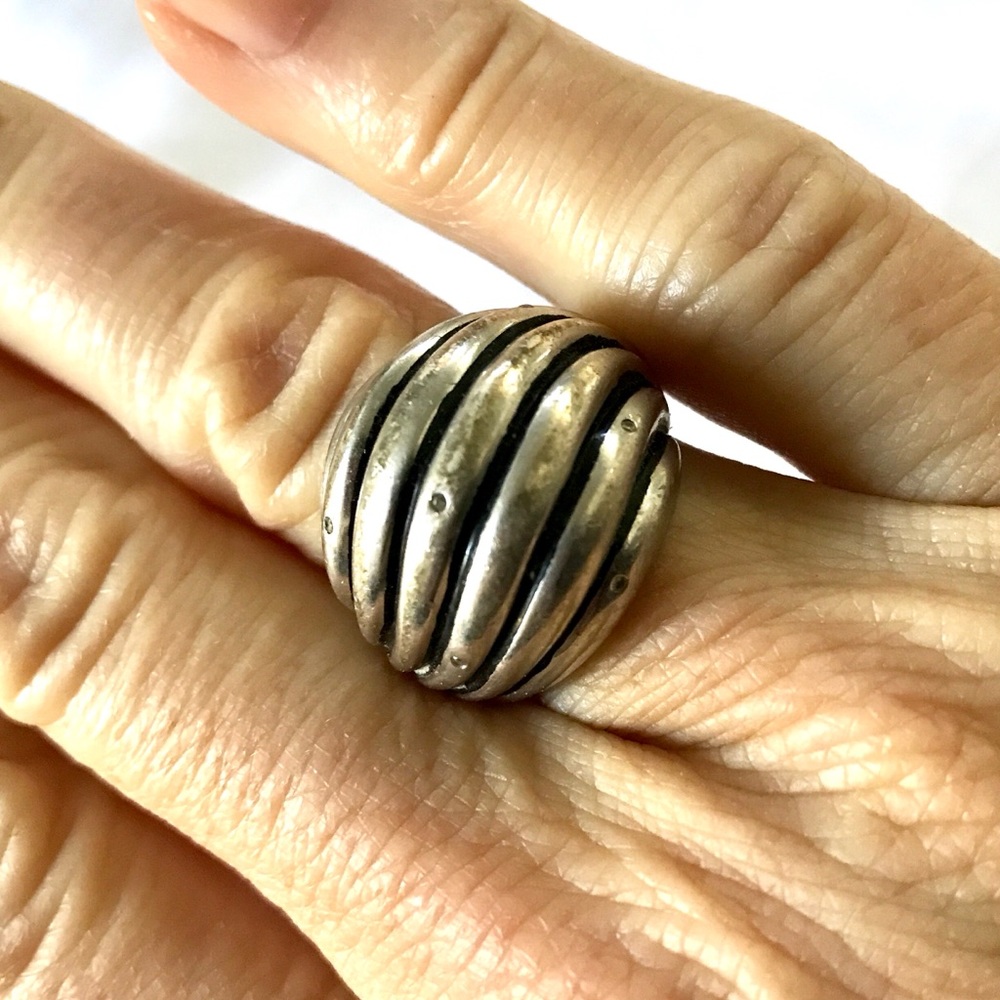 Sterling Silver Statement Ring - image 1